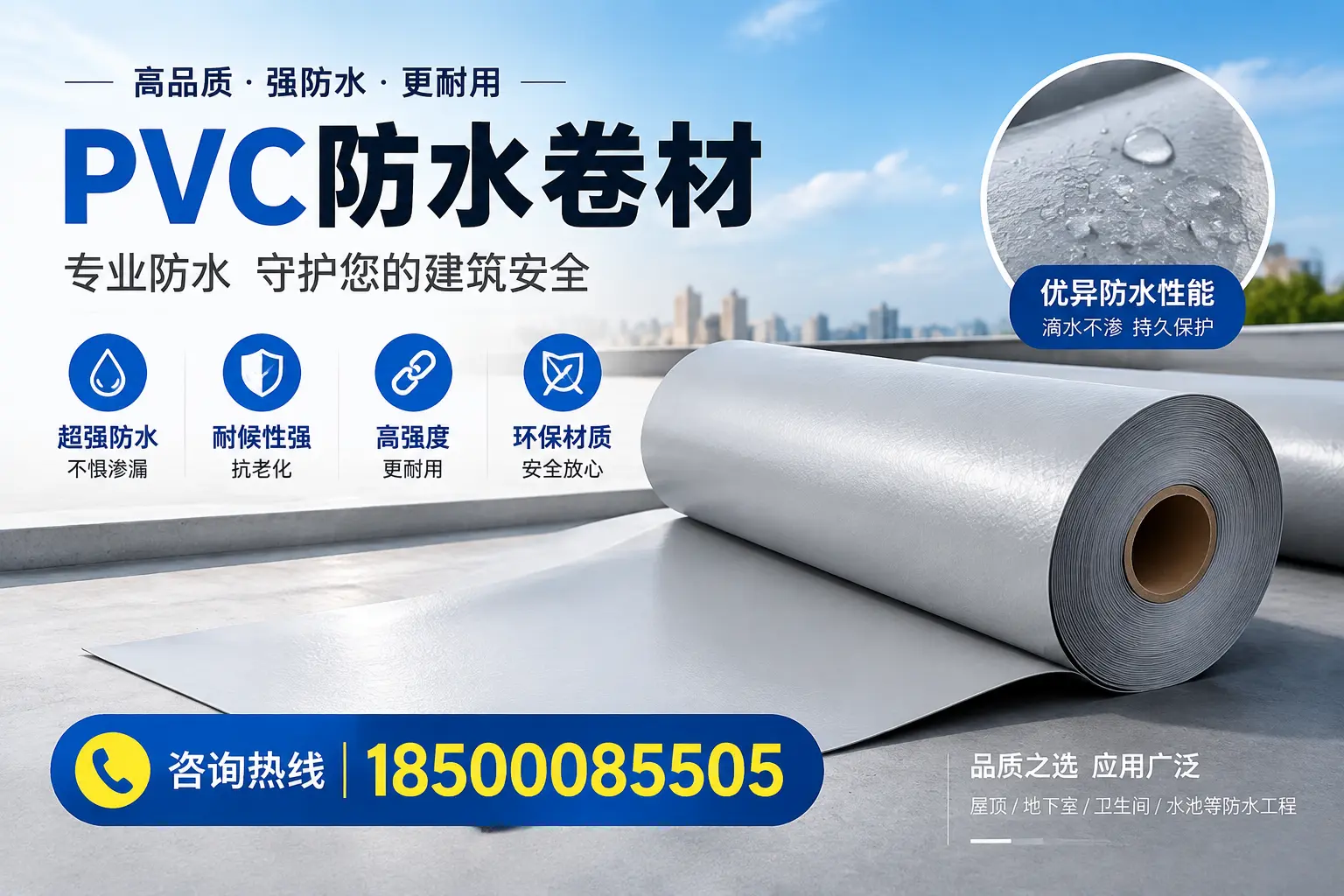 延边地区pvc防水卷材的市场现状与发展趋势