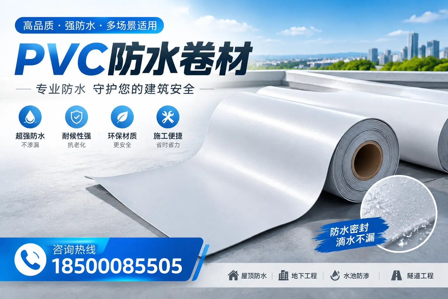 PVC防水卷材的市场竞争分析,延边品牌选择参考